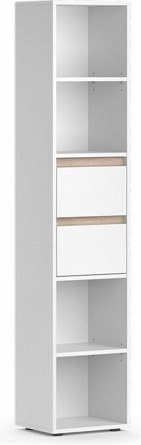 Vicco Boekenkast Robert Wit Wit 36.2 x 171 cm