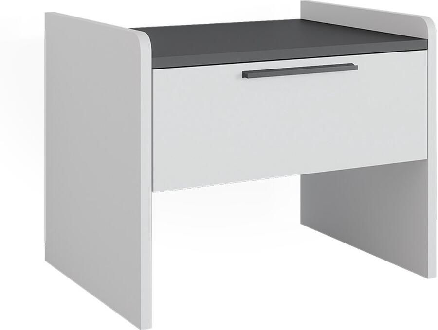 Vicco Roman Eetkamerbank – 53.5 x 41.1 cm met 1 lade Wit