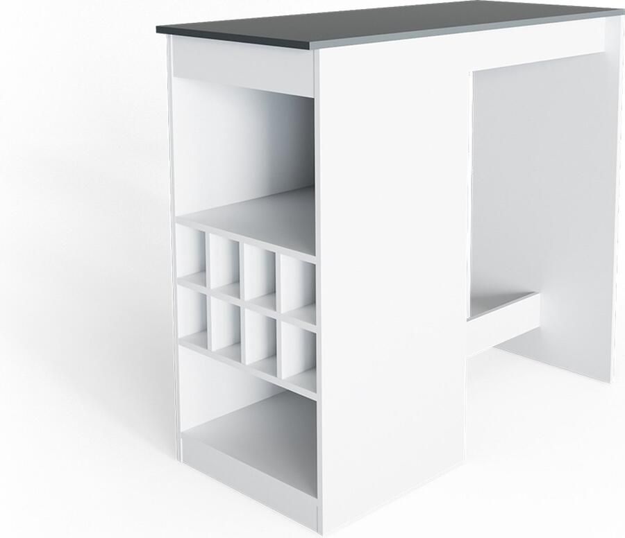 Vicco Ross Bartafel – 115 x 50 cm Wit antraciet