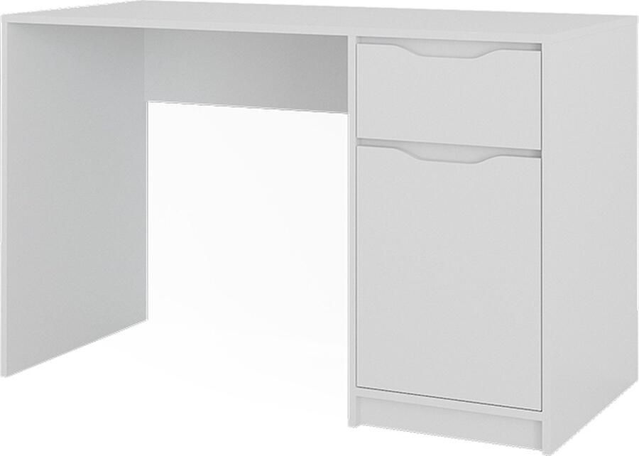 Vicco Ruben Bureau – 120 x 55 cm met lade Wit met lade