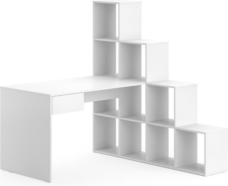 Vicco Sarah Hoekbureau – 139 x 142.4 cm Wit