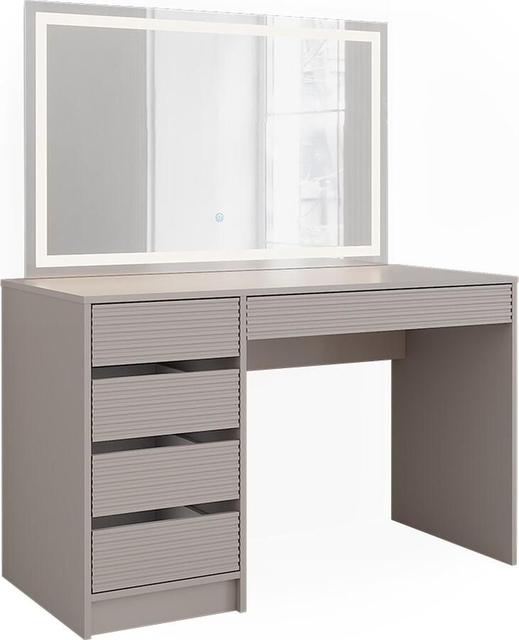 Vicco Sherry Kaptafel – 120 cm met LED-spiegel Kasjmier met LED-spiegel