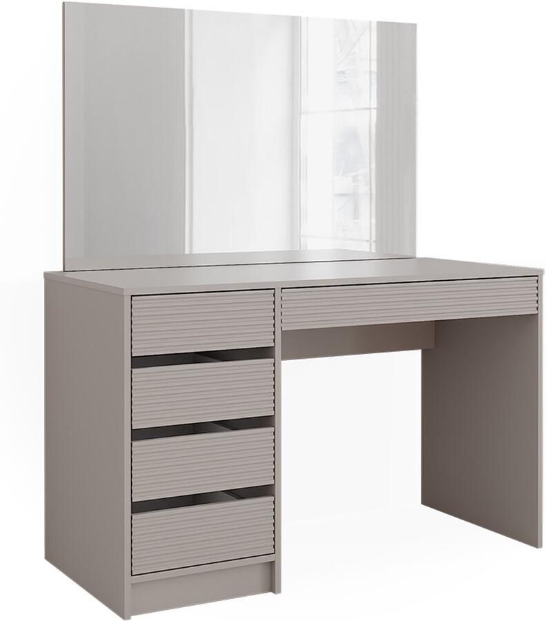 Vicco Sherry Toilettafel – 120 cm met spiegel Kasjmier met spiegel