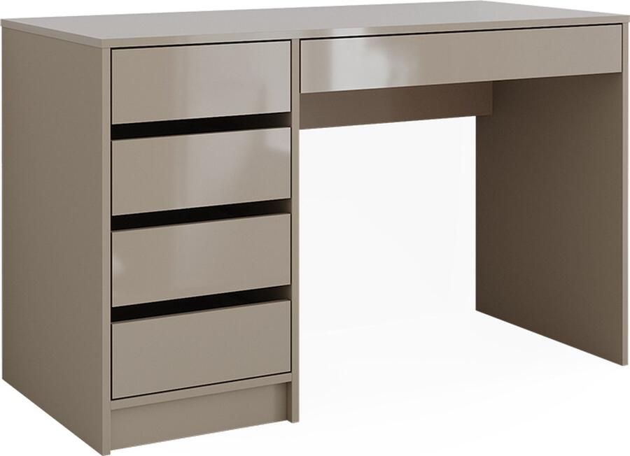 Vicco Sherry Opmaaktafel – 55 cm Zonder spiegel Grijs hoogglans Zonder spiegel