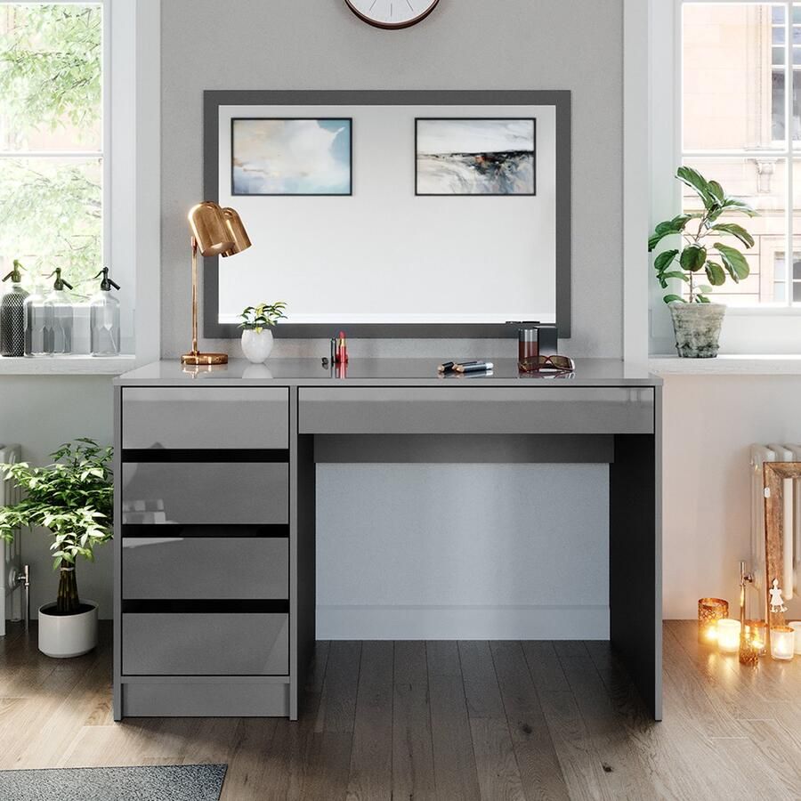 Vicco Sherry Opmaaktafel – 55 cm Zonder spiegel Grijs Zonder spiegel