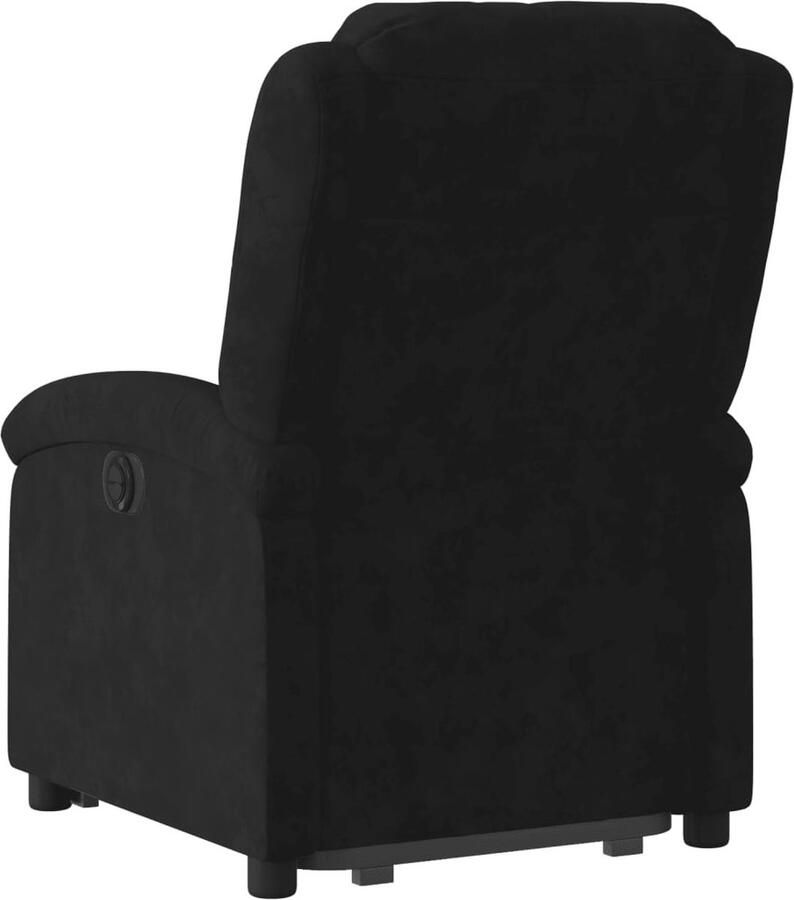 Vida xl vidaXL Sta-op-stoel elektrisch verstelbaar fluweel zwart-VXL-3204328 - Foto 2