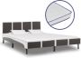 VidaLife Bed met traagschuim matras kunstleer 180x200 cm - Thumbnail 2