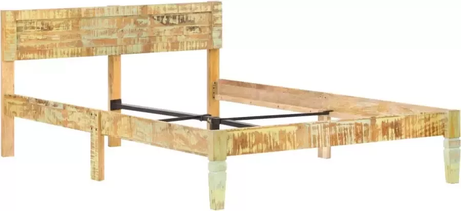 VidaLife Bedframe massief gerecycled hout 120x200 cm