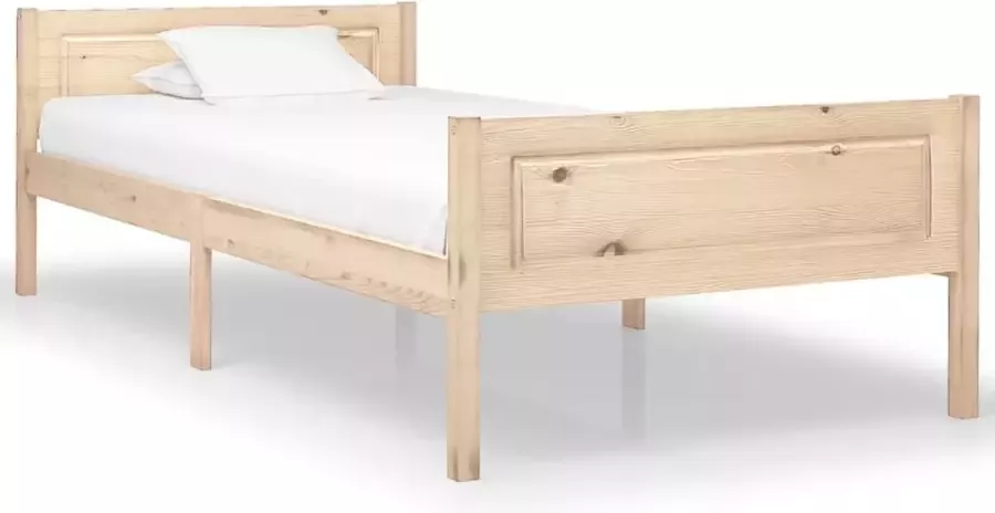 VidaLife Bedframe massief grenenhout 100x200 cm - Foto 6