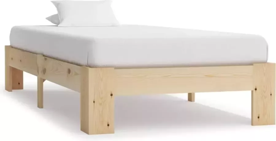 VidaLife Bedframe massief grenenhout 100x200 cm - Foto 7