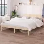 VidaLife Bedframe massief grenenhout 140x190 cm - Thumbnail 3