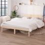 VidaLife Bedframe massief grenenhout 140x190 cm - Thumbnail 4