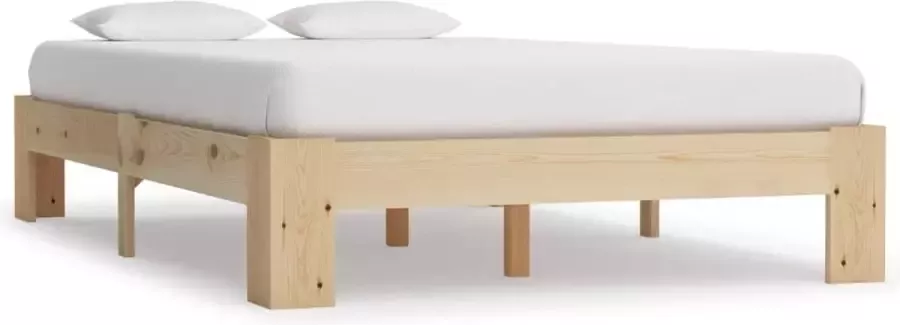 VidaLife Bedframe massief grenenhout 140x200 cm - Foto 9