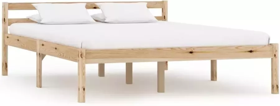 VidaLife Bedframe massief grenenhout 140x200 cm - Foto 8