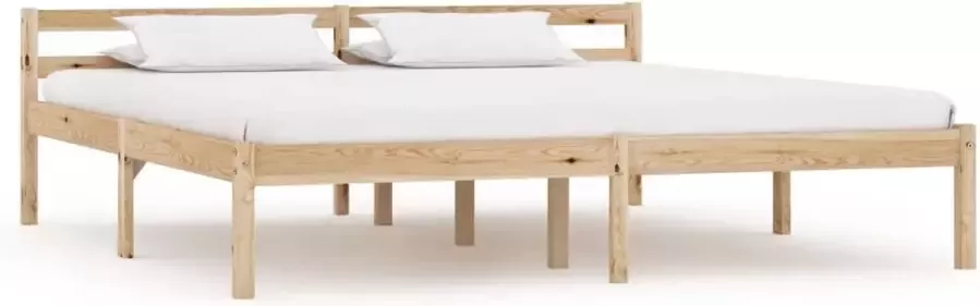 VidaLife Bedframe massief grenenhout 180x200 cm