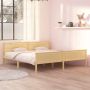 VidaLife Bedframe massief grenenhout 200x200 cm - Thumbnail 4