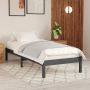 VidaLife Bedframe massief grenenhout grijs 100x200 cm - Thumbnail 6