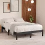 VidaLife Bedframe massief grenenhout grijs 120x200 cm - Thumbnail 2