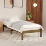 VidaLife Bedframe massief grenenhout honingbruin 100x200 cm - Thumbnail 5