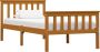 VidaLife Bedframe massief grenenhout honingbruin 100x200 cm - Thumbnail 6