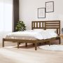 VidaLife Bedframe massief grenenhout honingbruin 120x200 cm - Thumbnail 8