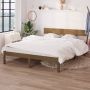 VidaLife Bedframe massief grenenhout honingbruin 120x200 cm - Thumbnail 7