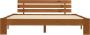 VidaLife Bedframe massief grenenhout honingbruin 160x200 cm - Thumbnail 9