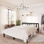 VidaLife Bedframe massief grenenhout zwart 160x200 cm - Thumbnail 3