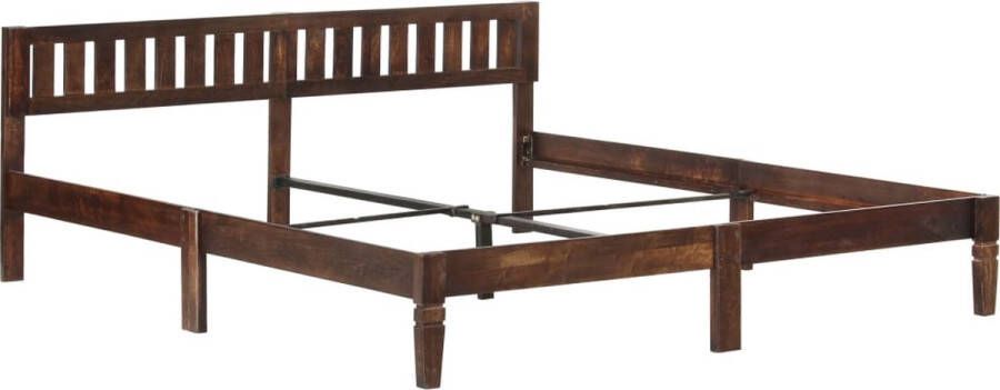 VidaLife Bedframe massief mangohout 180 cm