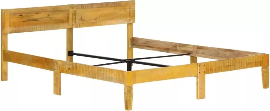 VidaLife Bedframe massief mangohout 180 cm - Foto 2