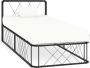 VidaLife Bedframe metaal grijs 100x200 cm - Thumbnail 5