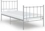 VidaLife Bedframe metaal grijs 90x200 cm - Thumbnail 3