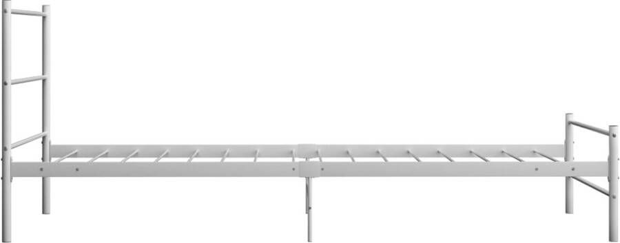 VidaLife Bedframe metaal wit 90x200 cm