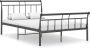 VidaLife Bedframe metaal zwart 120x200 cm - Thumbnail 6