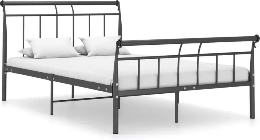 VidaLife Bedframe metaal zwart 120x200 cm - Foto 8