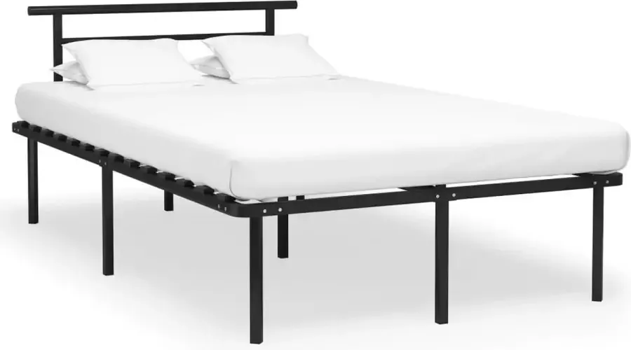 VidaLife Bedframe metaal zwart 120x200 cm - Foto 5