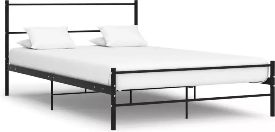 VidaLife Bedframe metaal zwart 140x200 cm - Foto 9