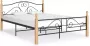 VidaLife Bedframe metaal zwart 160x200 cm - Thumbnail 2