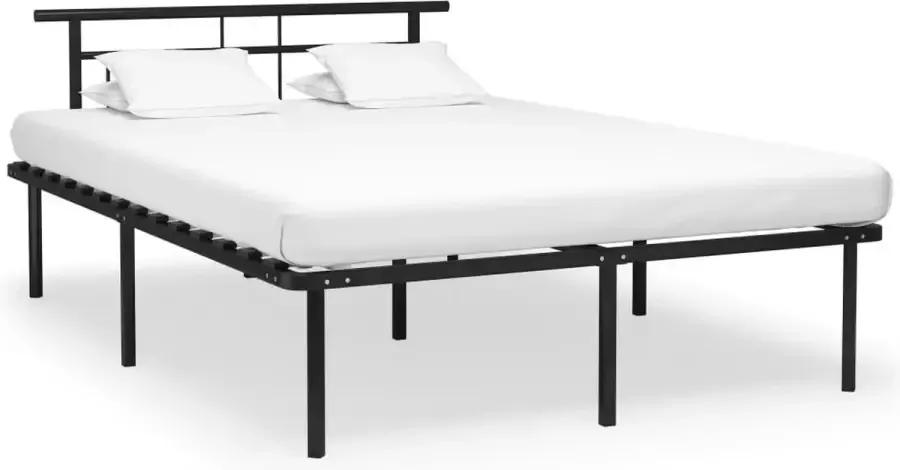 VidaLife Bedframe metaal zwart 160x200 cm - Foto 6