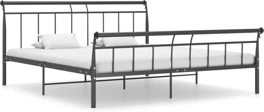 VidaLife Bedframe metaal zwart 160x200 cm - Foto 11