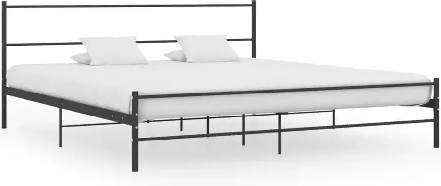 VidaLife Bedframe metaal zwart 180x200 cm - Foto 10
