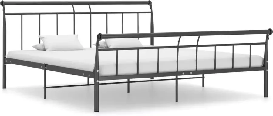 VidaLife Bedframe metaal zwart 180x200 cm - Foto 9