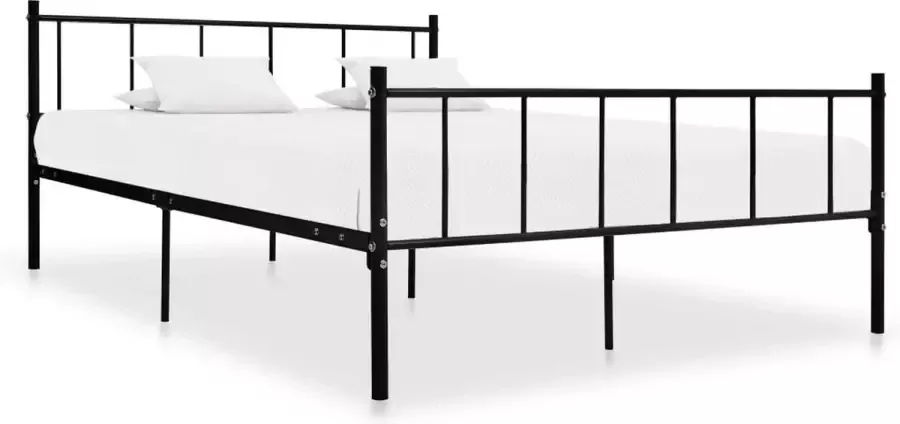 VidaLife Bedframe metaal zwart 180x200 cm - Foto 7