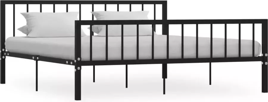 VidaLife Bedframe metaal zwart 180x200 cm - Foto 12