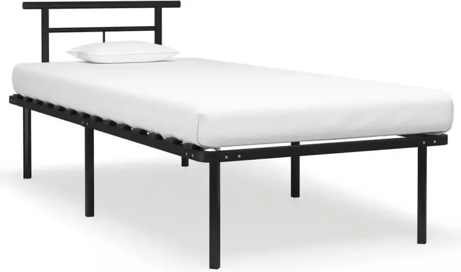 VidaLife Bedframe metaal zwart 90x200 cm - Foto 5