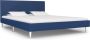 VidaLife Bedframe stof blauw 140x200 cm - Thumbnail 2