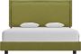 VidaLife Bedframe stof groen 140x200 cm - Thumbnail 1