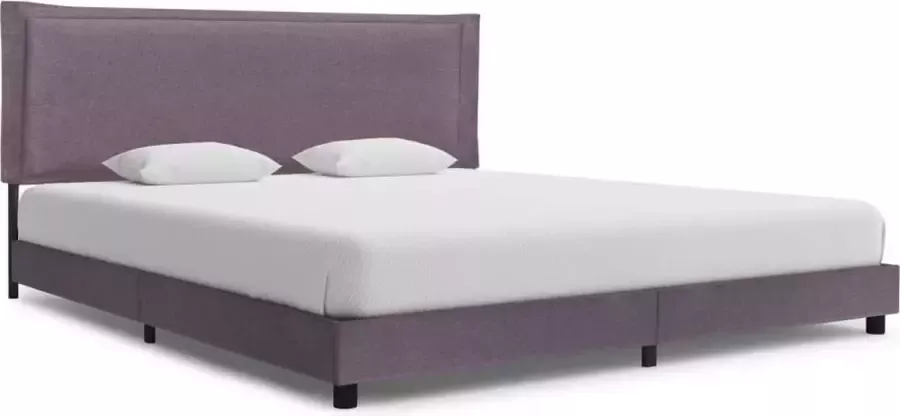 VidaLife Bedframe stof taupe 180x200 cm - Foto 2