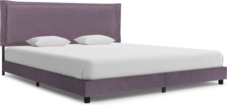 VidaLife Bedframe stof taupe 180x200 cm