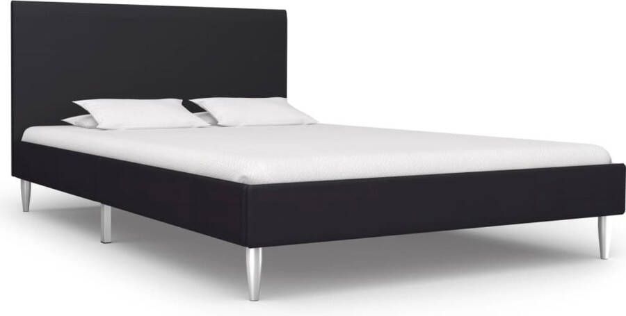 VidaLife Bedframe stof zwart 120x200 cm